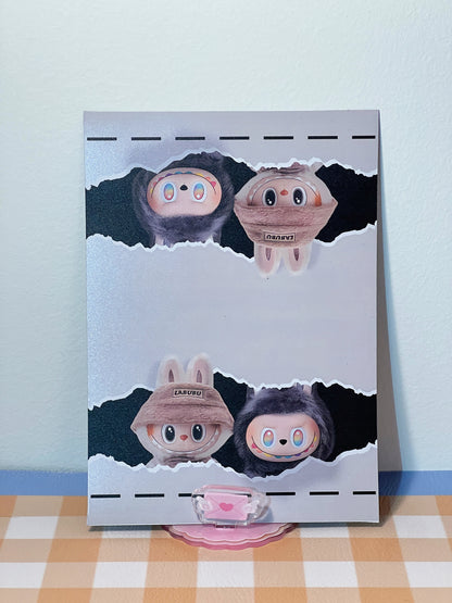 Labubu Waterproof Car Tags/ Car Washing Labels (8 Styles)