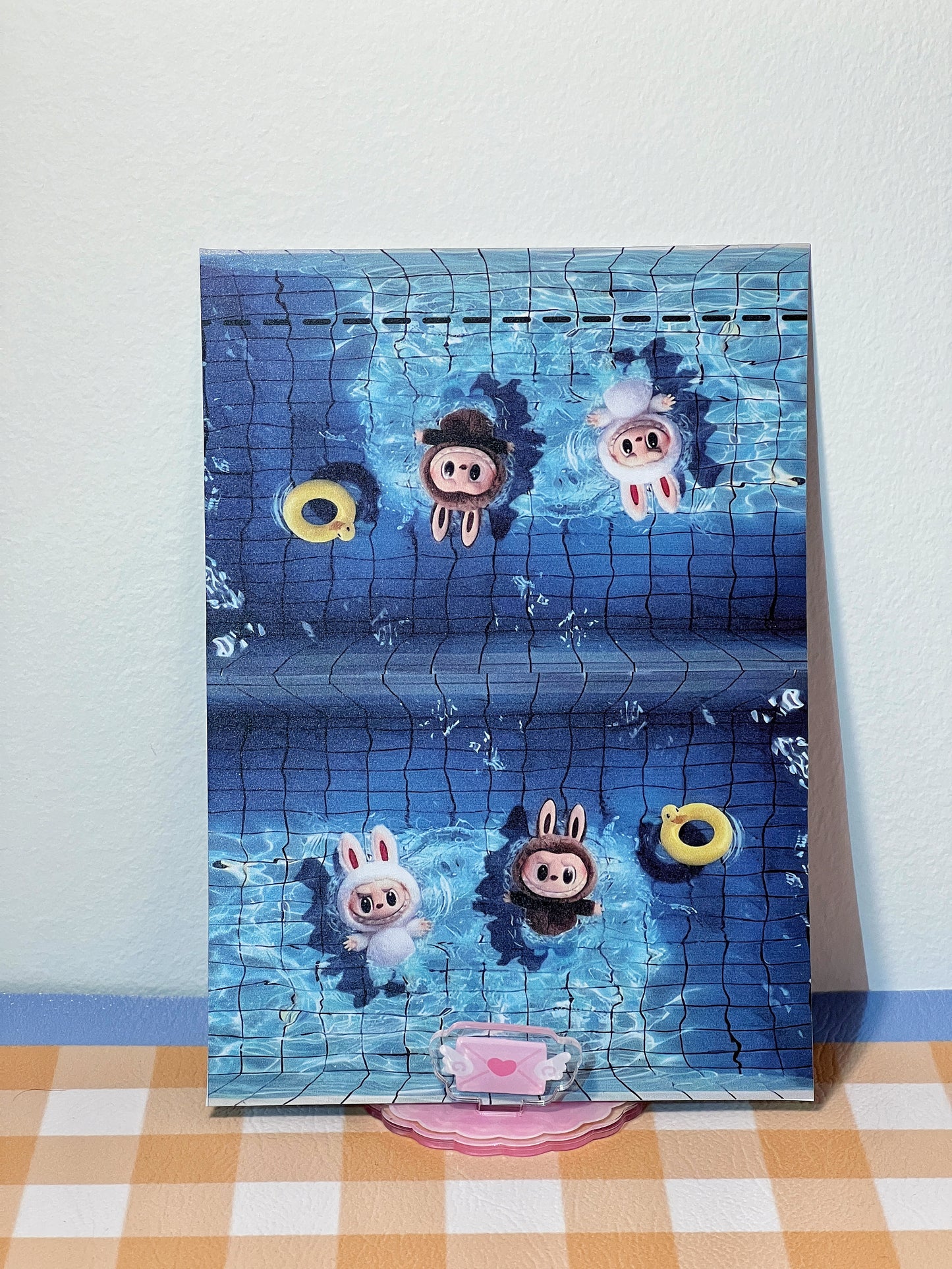 Labubu Waterproof Car Tags/ Car Washing Labels (8 Styles)