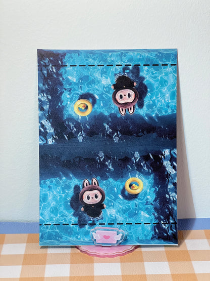 Labubu Waterproof Car Tags/ Car Washing Labels (8 Styles)