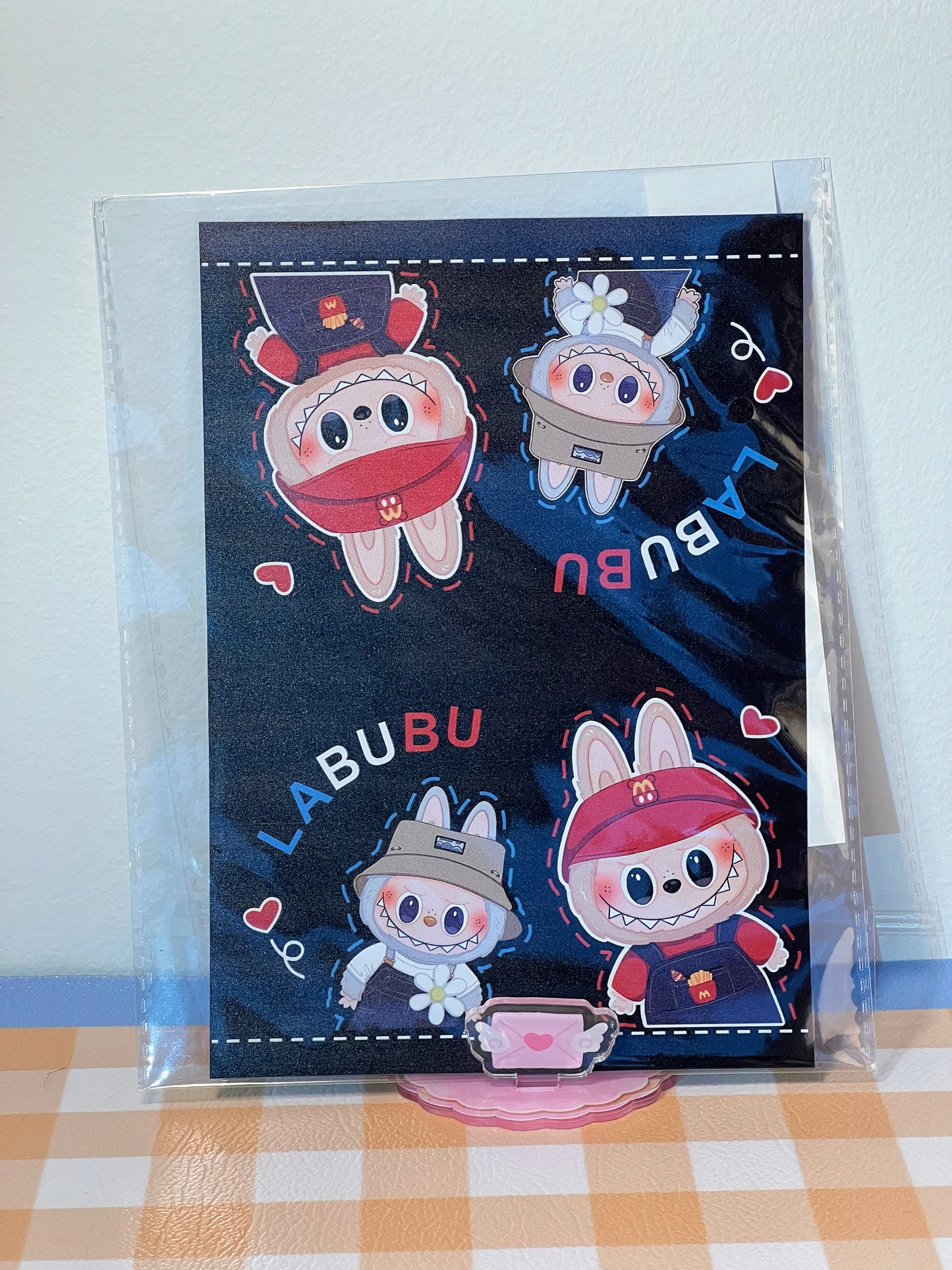 Labubu Waterproof Car Tags/ Car Washing Labels (8 Styles)