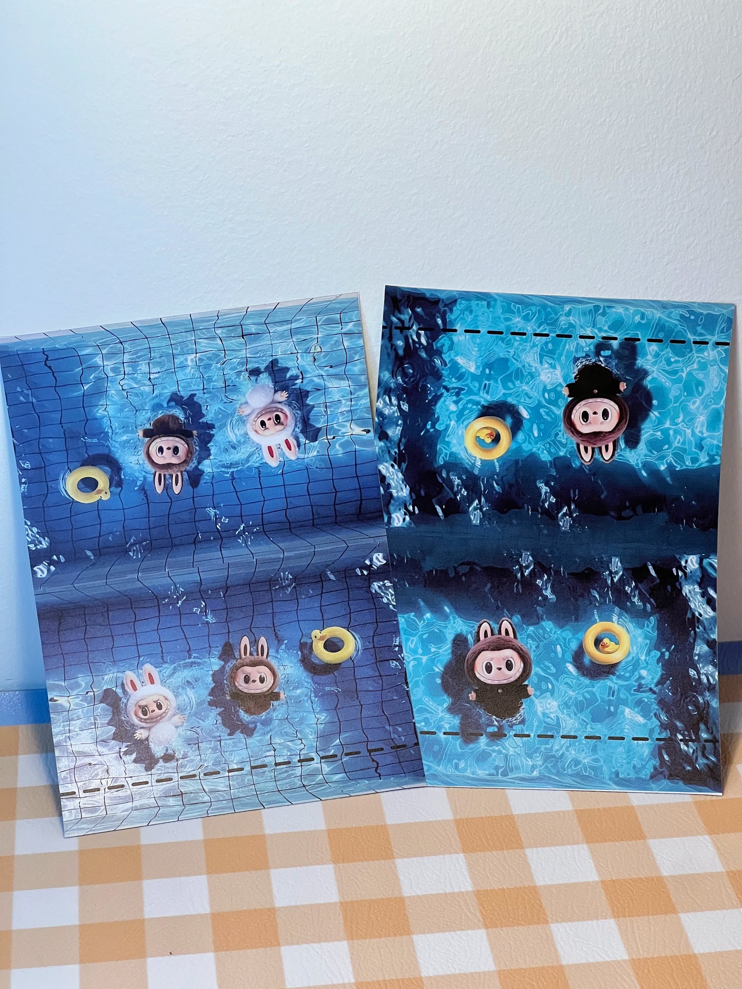 Labubu Waterproof Car Tags/ Car Washing Labels (8 Styles)