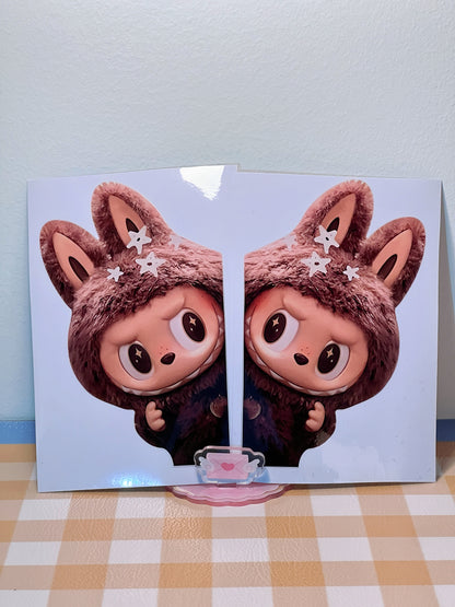 Labubu Car Sticker Set (2-Pack) -- 1