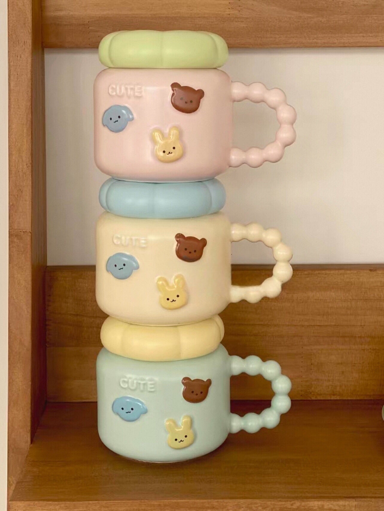 Animal Ceramic Mug with Twist Lid