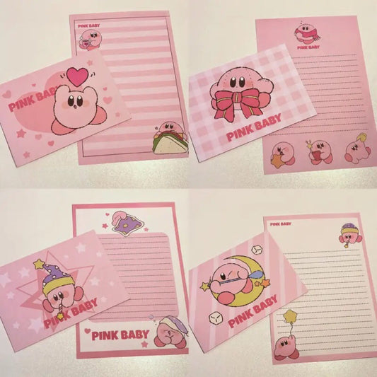 Cute Character Letter Set with Envelope