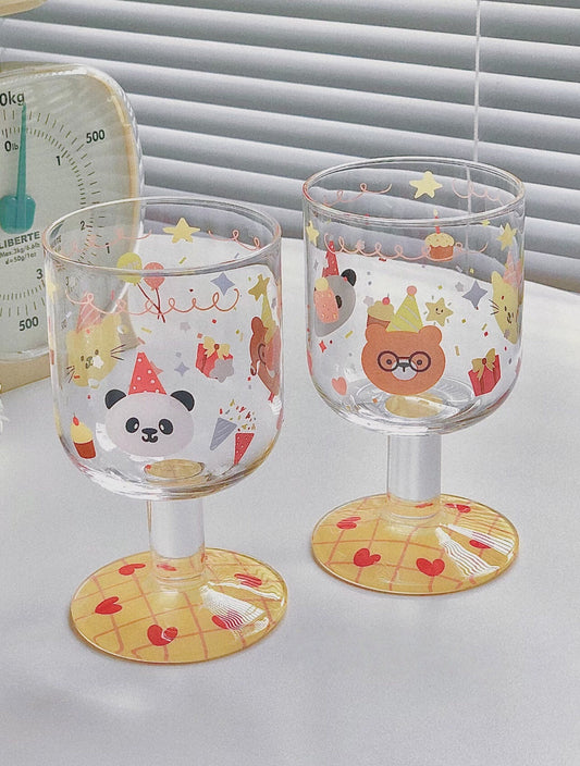Animal Party Crystal Glass Goblet