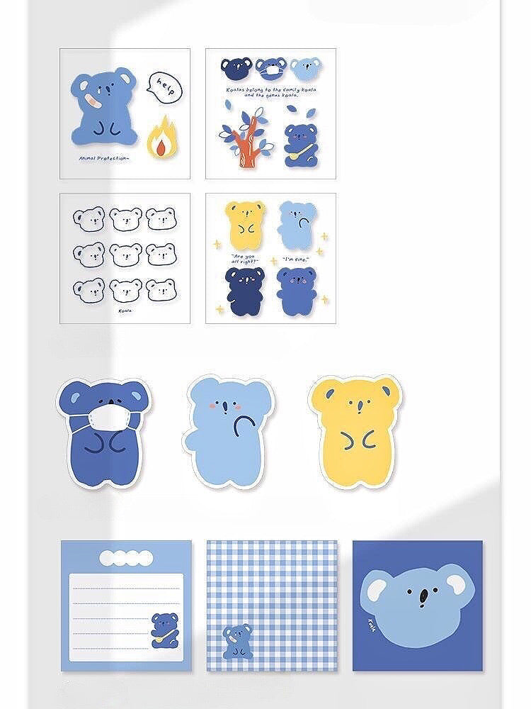Hug the Earth Note Set (Koala & Penguin)