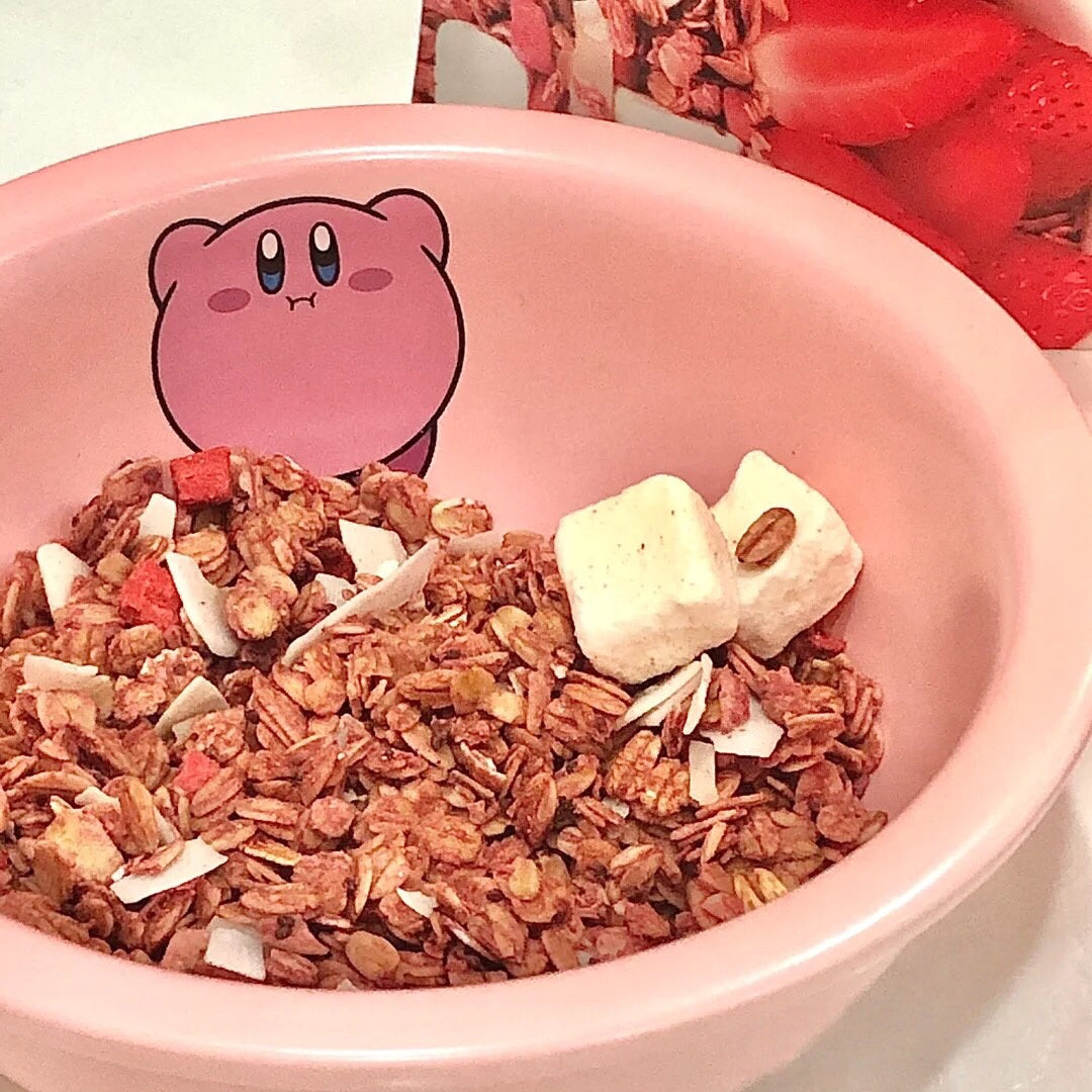 Pink Ceramic Salad/Yogurt Bowl