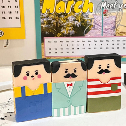 Novelty Bald Man Eraser