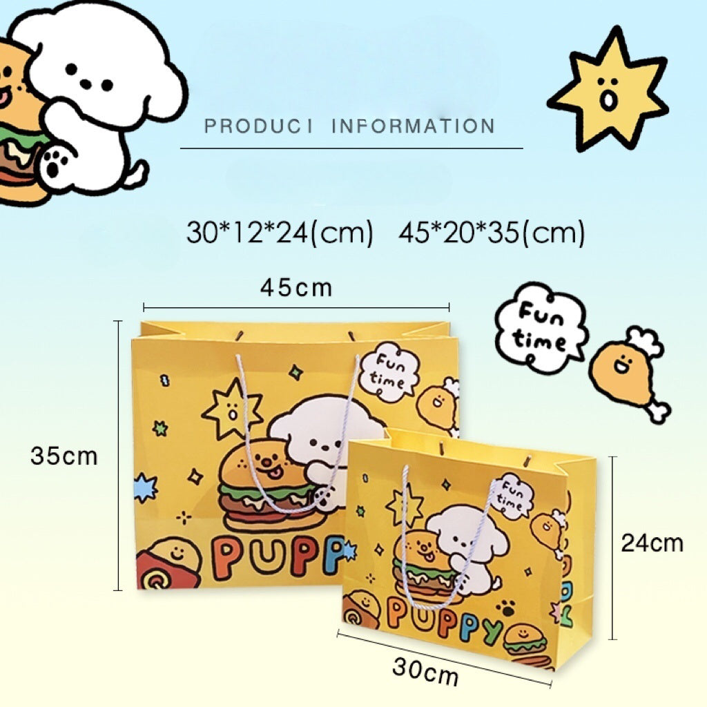 Burger Puppy Gift Bag