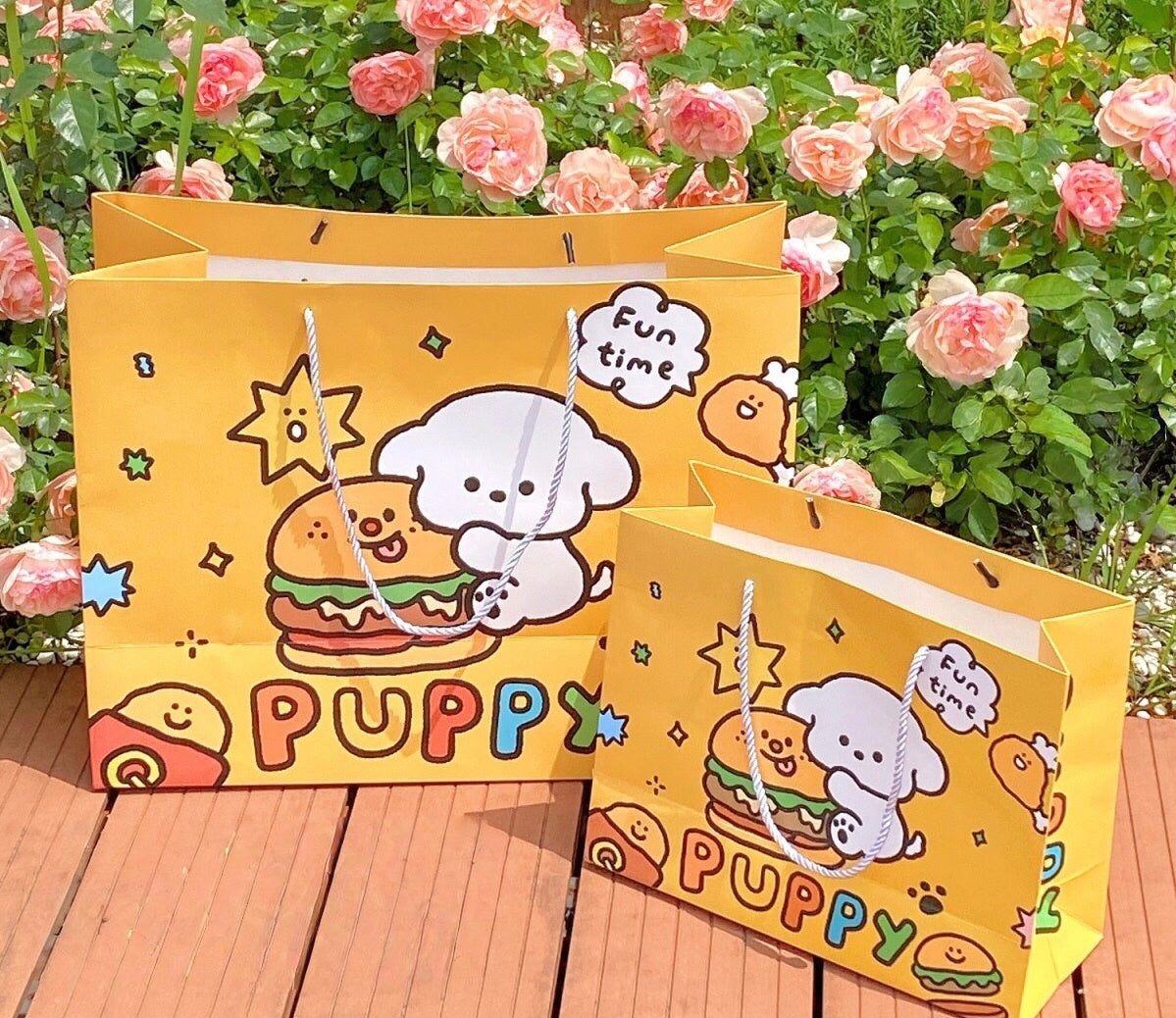 Burger Puppy Gift Bag