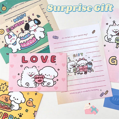 Puppy Letter Set With Envelope