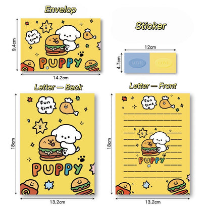 Puppy Letter Set With Envelope