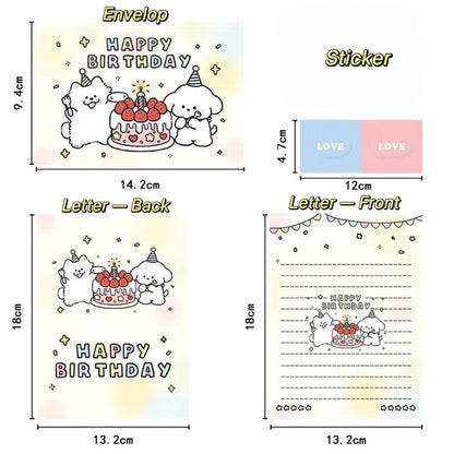 Puppy Letter Set With Envelope