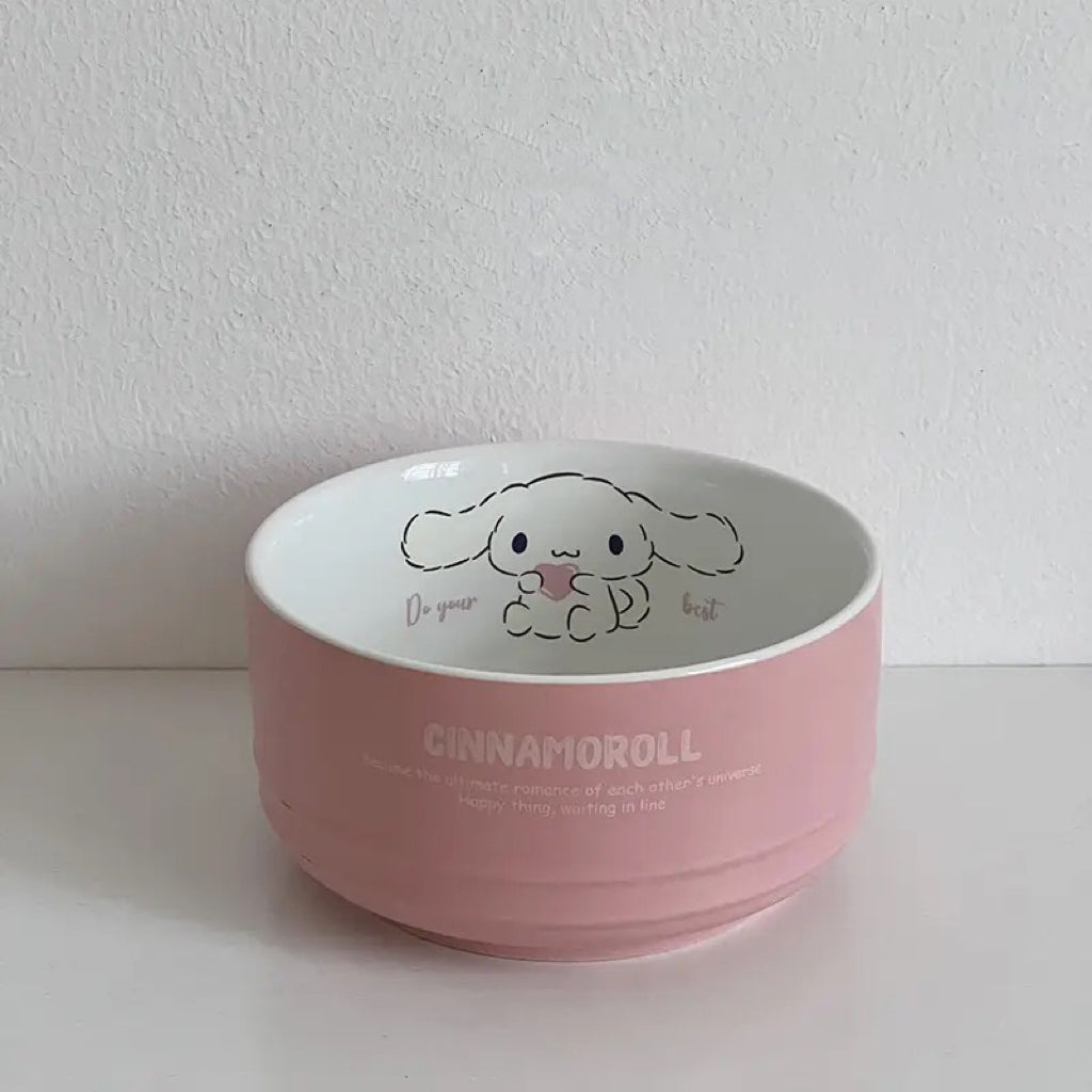 Cinnamoroll Ceramic Salad Bowl with Lid