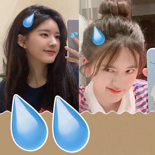 Speechless Expression Acrylic Hair Clip