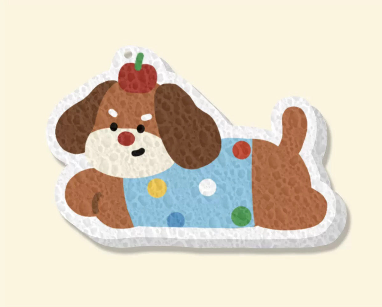 Cartoon Wood Pulp Sponge Wipe