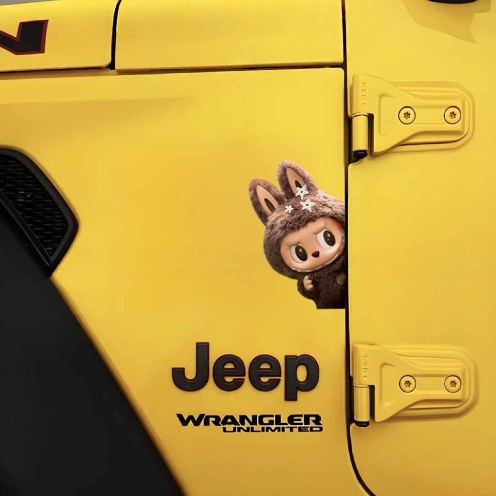 Labubu Car Sticker Set (2-Pack) -- 1