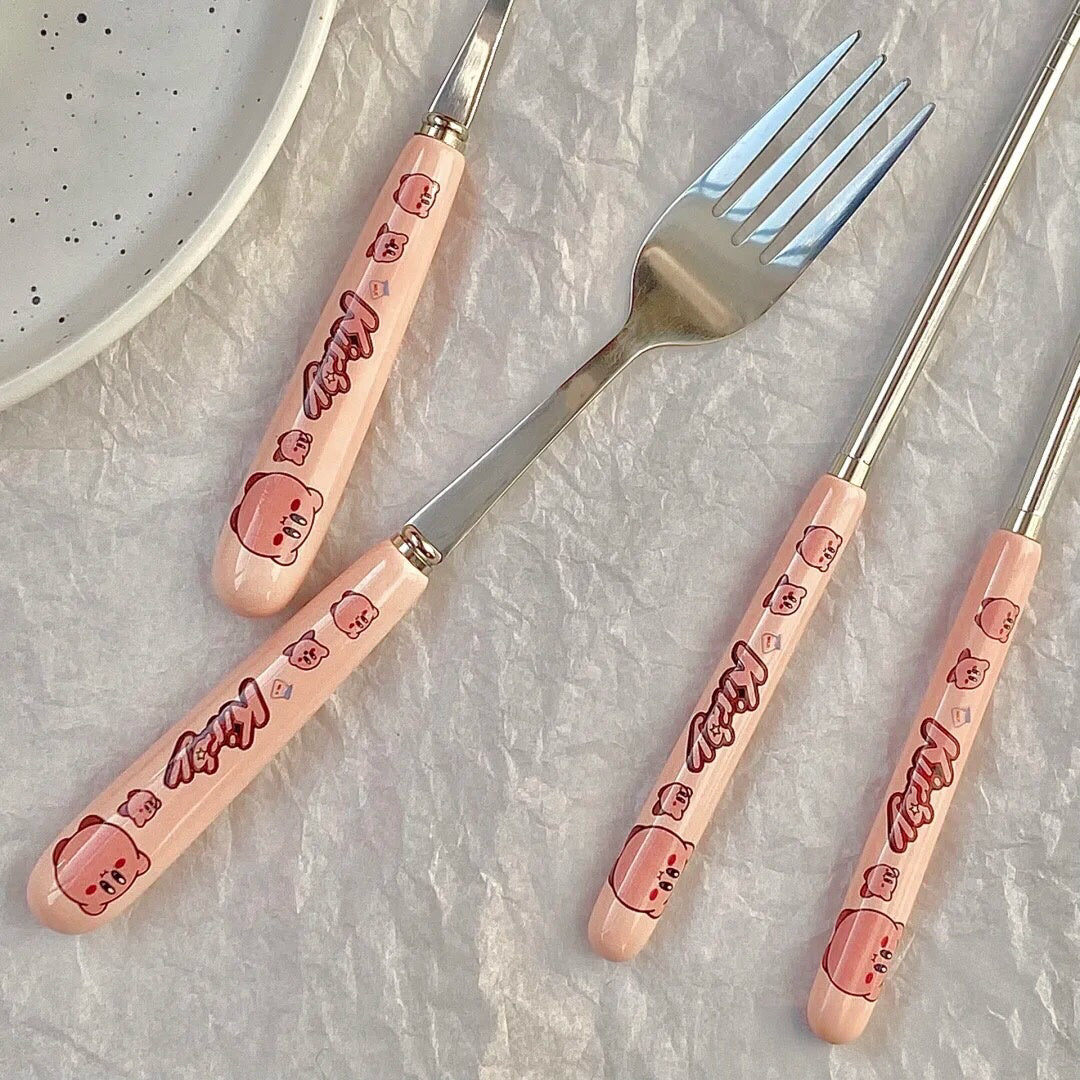 Kirby Ceramic Tableware Set (4-Piece)