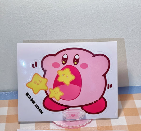 Star Puff Car Sticker