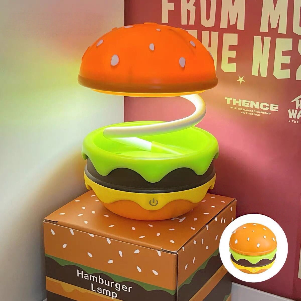 Hamburger Night Light