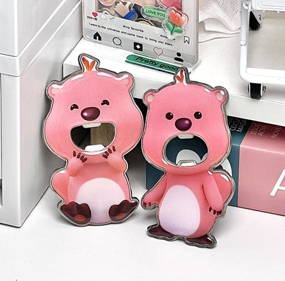 Loopy Bottle Opener Fridge Magnet