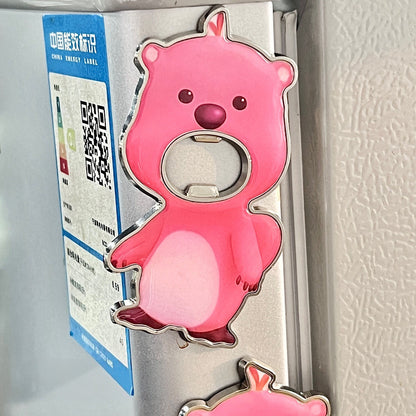 Loopy Bottle Opener Fridge Magnet