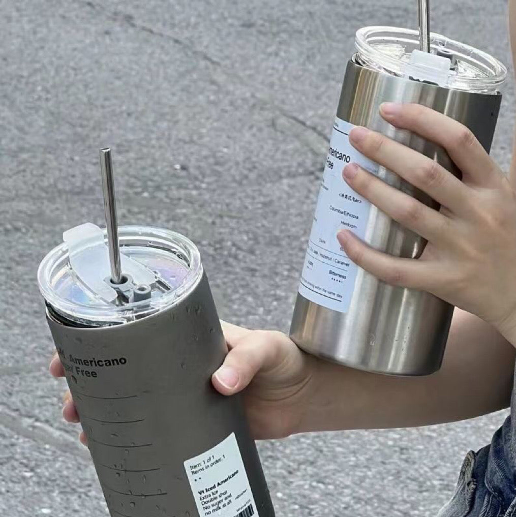 Iced Americano Stainless Steel Insulated Travel Cup