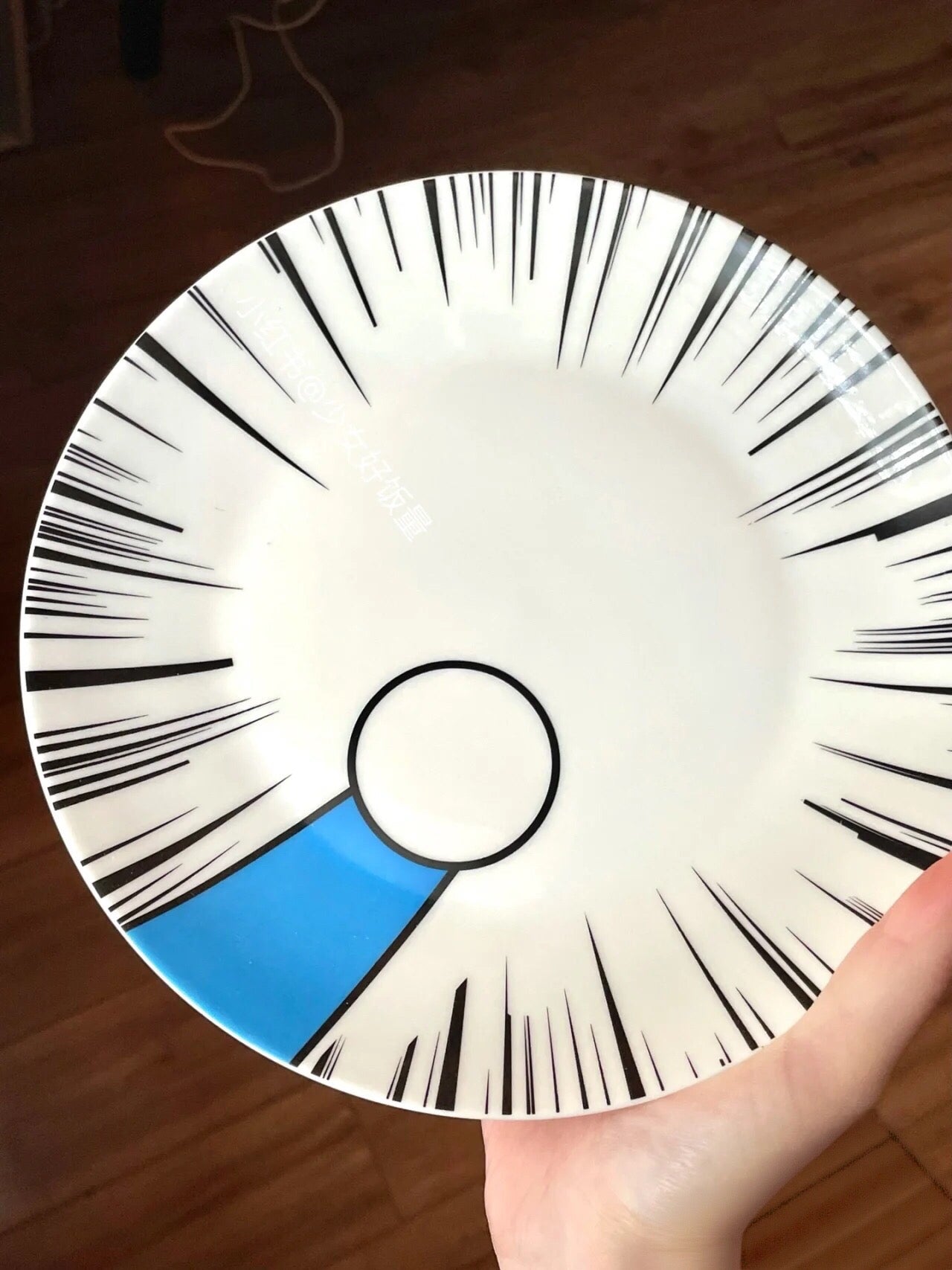 Doraemon Round-Hand Ceramic Plate