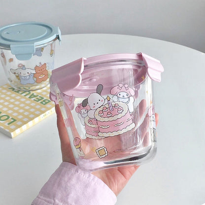 Melody & Cinnamoroll Breakfast Glass Bowl