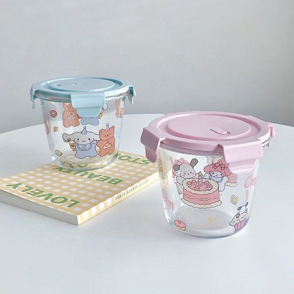 Melody & Cinnamoroll Breakfast Glass Bowl
