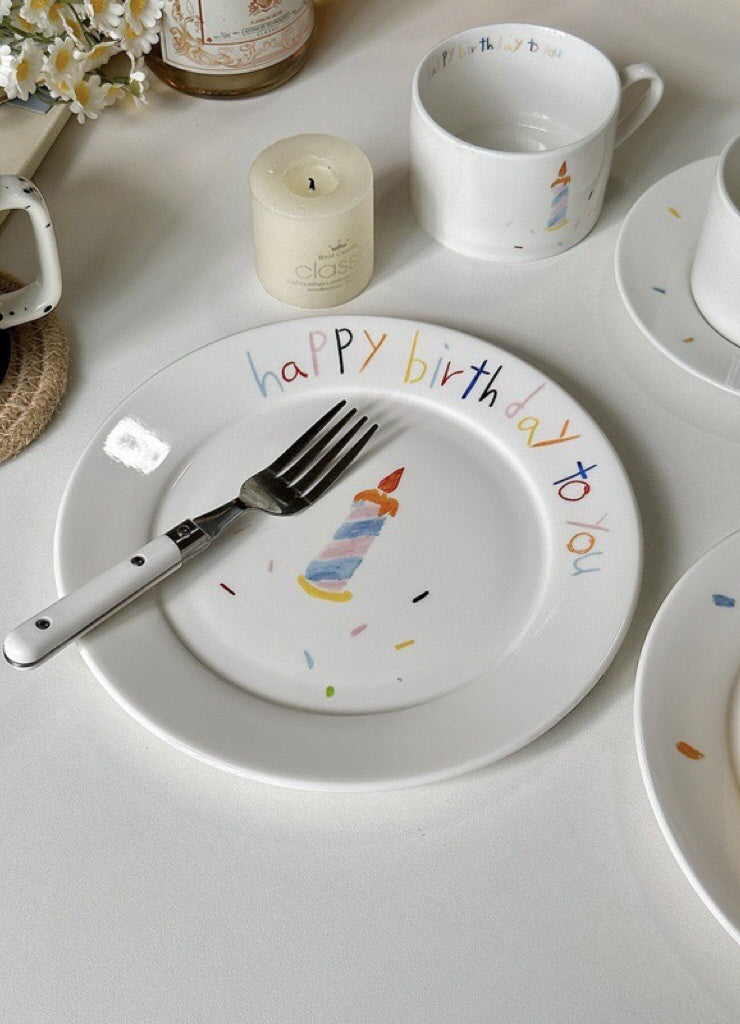 Birthday Celebration Ceramic Plate