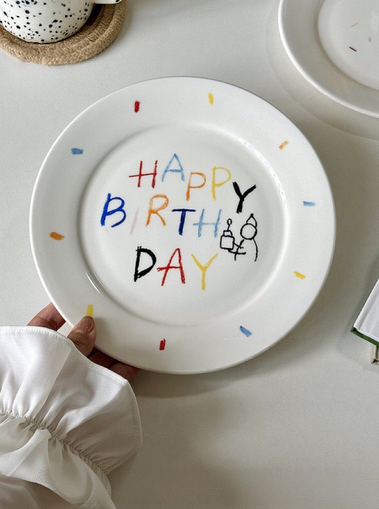 Birthday Celebration Ceramic Plate