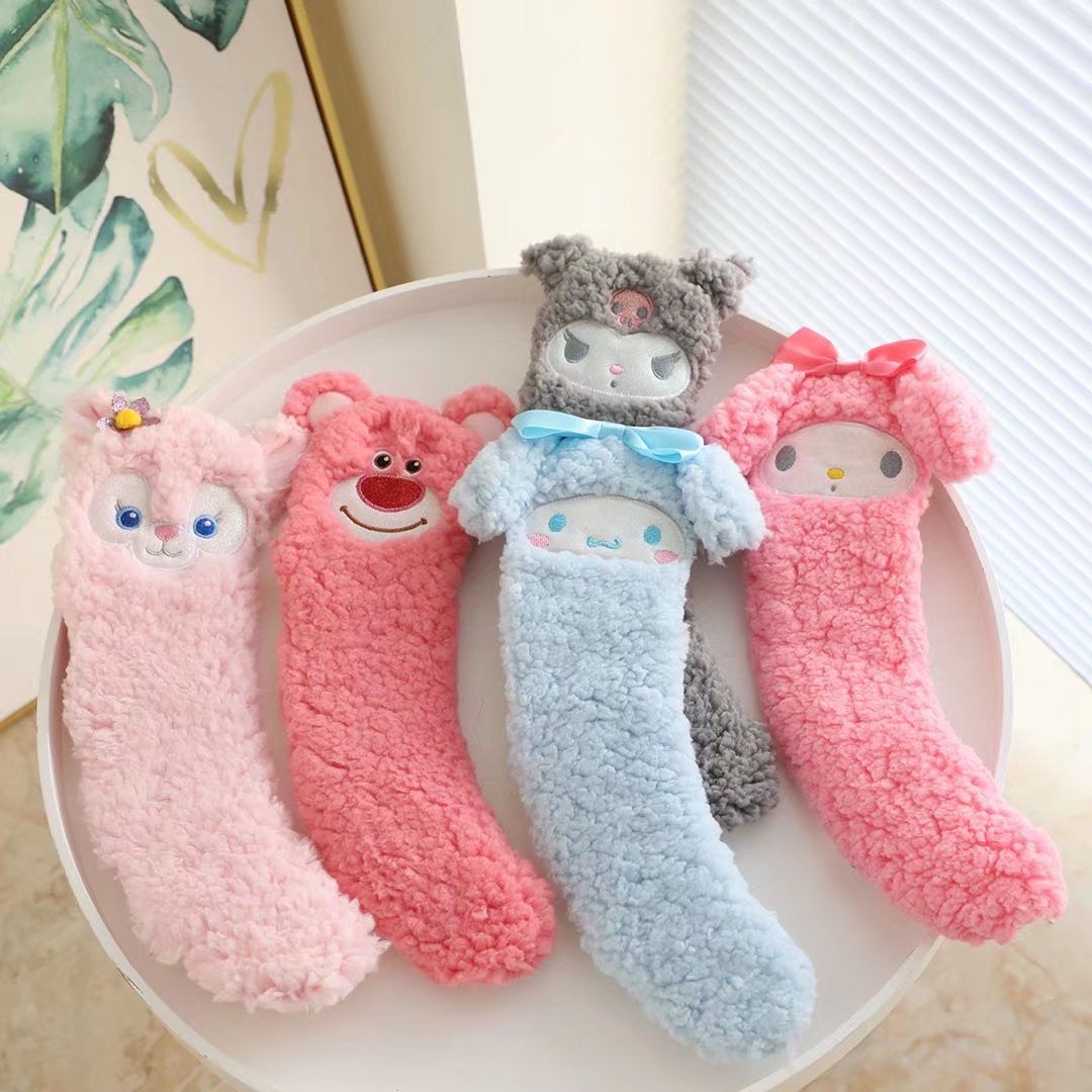 Pipi Friends Collection Plush Toilet Seat Cover