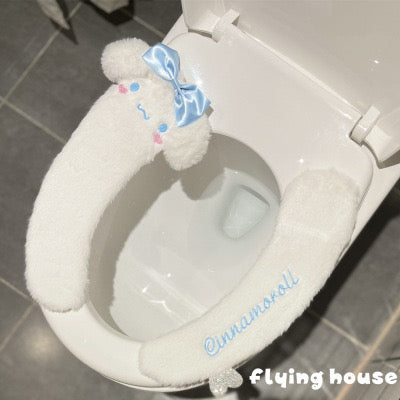 Pipi Friends Collection Plush Toilet Seat Cover