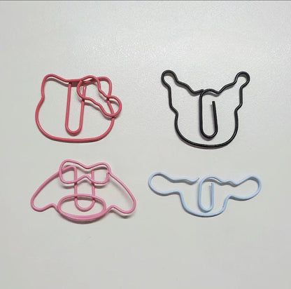 Cute Paper Clip Set — One Set with Four Designs