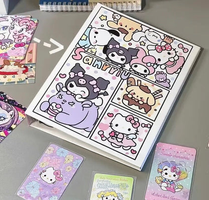 Cartoon A5 Hard Shell Binder Card Album — Includes 5 Free Inner Sheets