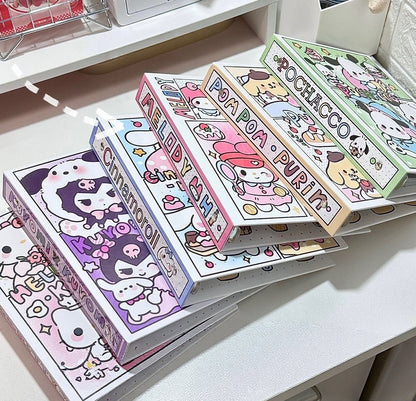 Cartoon A5 Hard Shell Binder Card Album — Includes 5 Free Inner Sheets