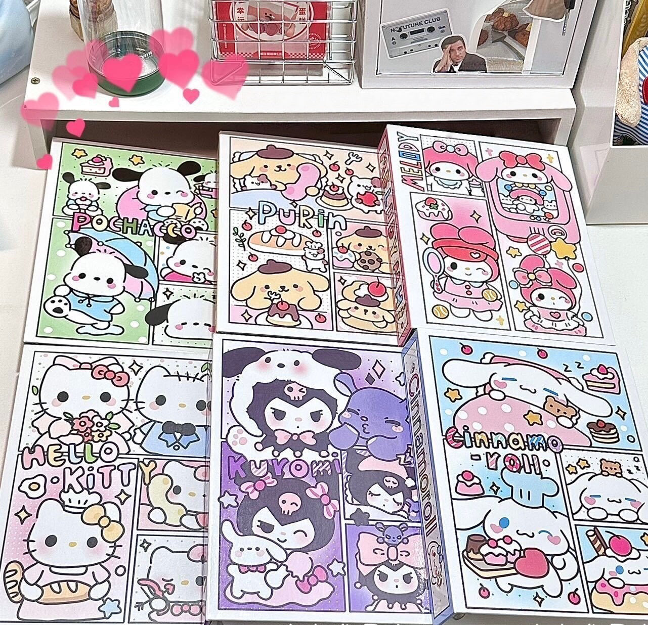 Cartoon A5 Hard Shell Binder Card Album — Includes 5 Free Inner Sheets