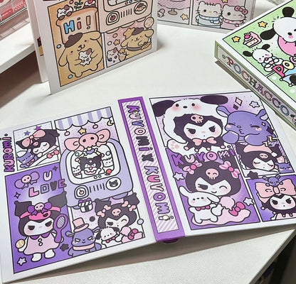 Cartoon A5 Hard Shell Binder Card Album — Includes 5 Free Inner Sheets