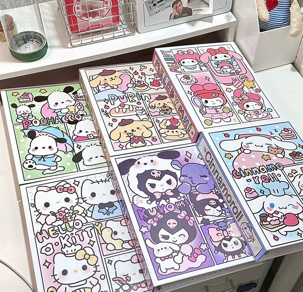 Cartoon A5 Hard Shell Binder Card Album — Includes 5 Free Inner Sheets