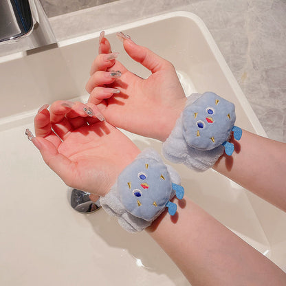 Cartoon Face-Wash Wristbands