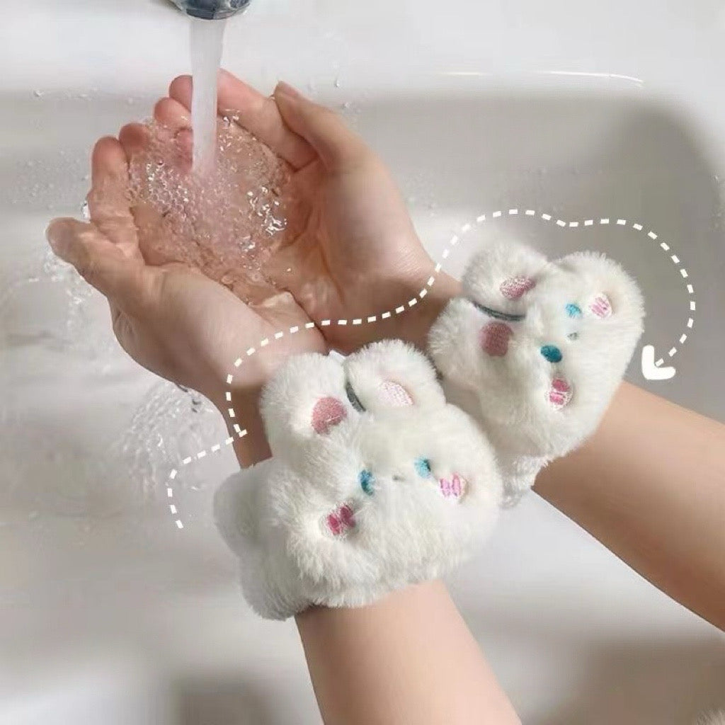 Cartoon Face-Wash Wristbands