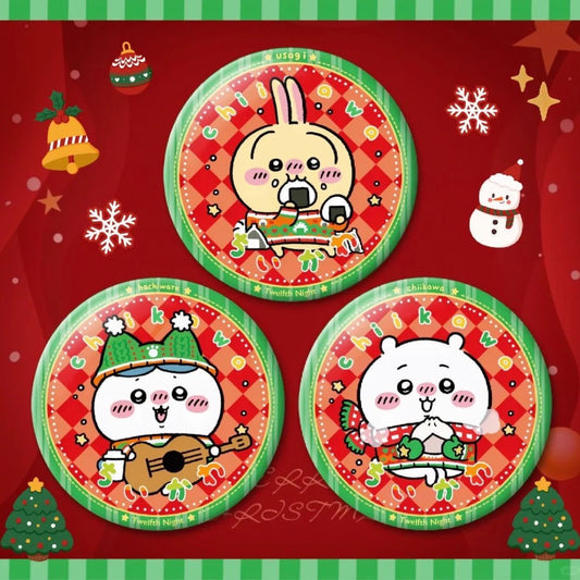 Chiikawa Christmas Limited Badge 🎄✨