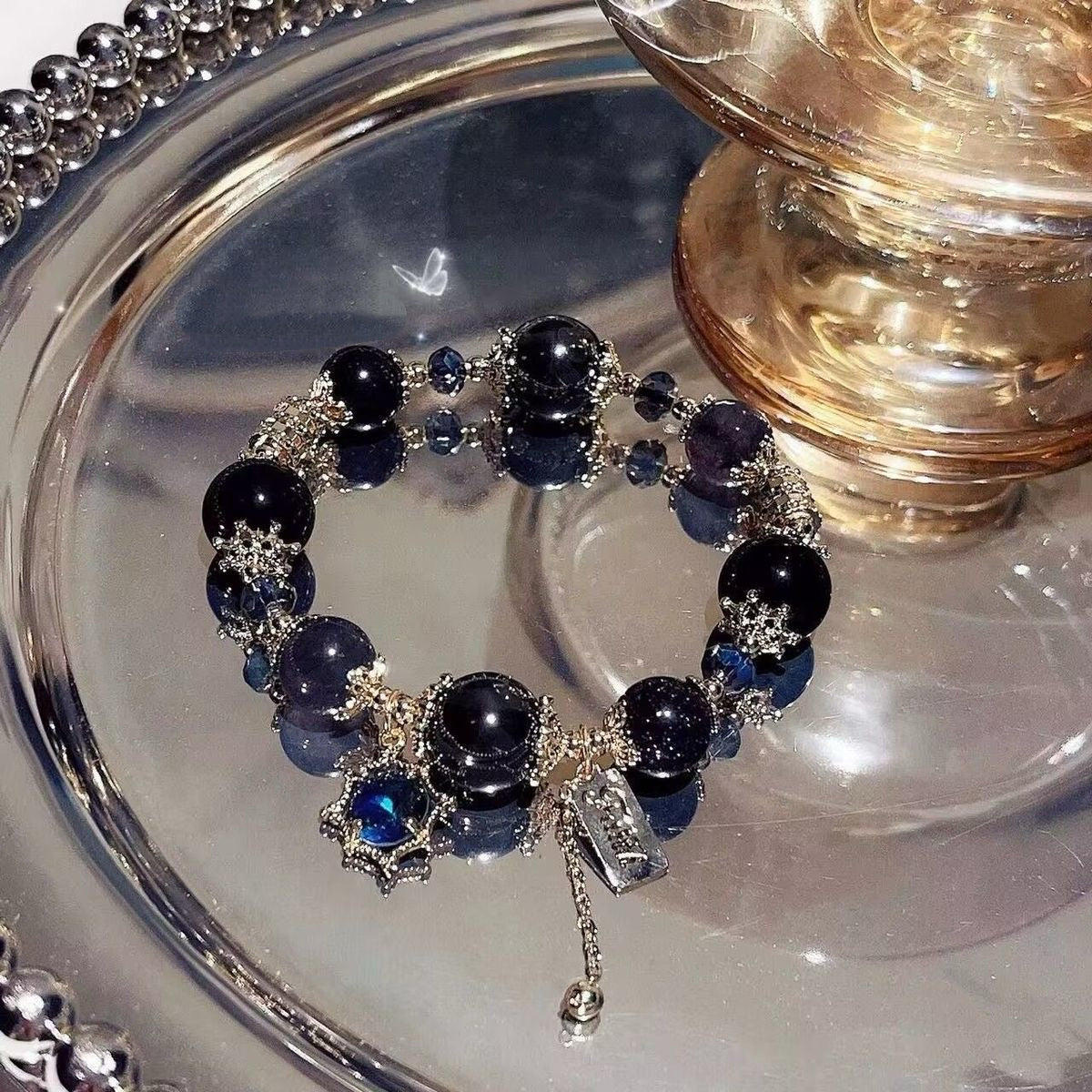 Snowflake Beaded Bracelet