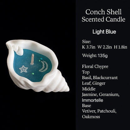 Conch Shell Scented Candle — Ocean Aroma Home Decor 🐚✨