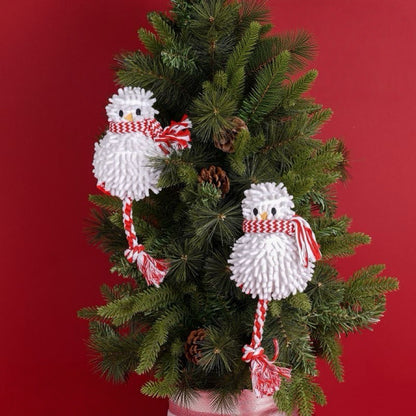 Fluffy Snowman Rope Pet Toy ⛄️ — For Cats & Puppies
