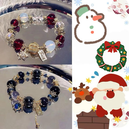 Snowflake Beaded Bracelet