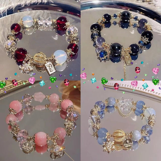 Snowflake Beaded Bracelet